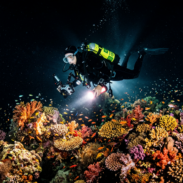 Night Dive — the reef after dark